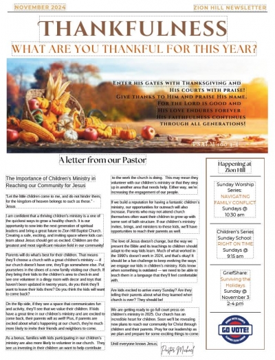 The Messenger Newsletter